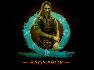 God of War Ragnarok HD Tyr Wallpaper