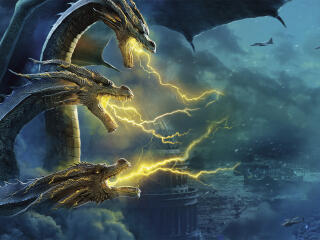 Godzilla King of the Monsters 4K Movie wallpaper