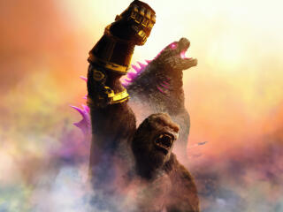 Godzilla x Kong Empire 5K Monster Showdown wallpaper