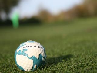 golf, ball, grass Wallpaper