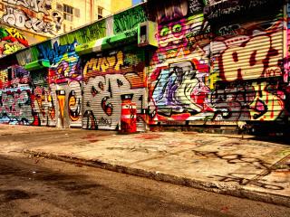 graffiti, asphalt, wall wallpaper