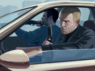 grand theft auto iv, gta iv, car wallpaper