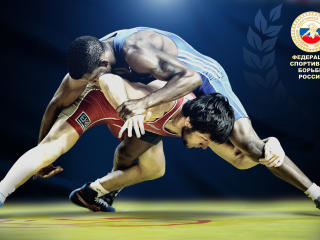 greco-roman wrestling, held in leg, resistance Wallpaper