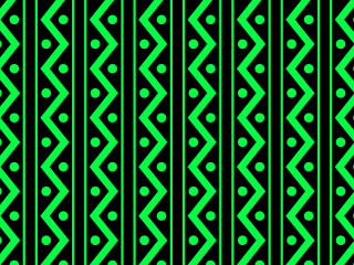Green ZigZag Pattern wallpaper