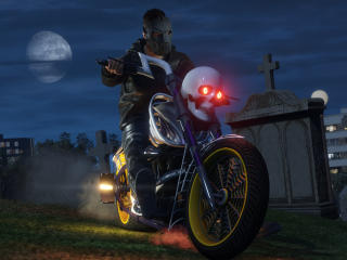 GTA 5 Online Halloween DLC Bike wallpaper