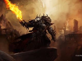 guild wars 2, beast, sword wallpaper
