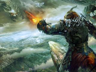 guild wars 2, heart of thorns, battle wallpaper