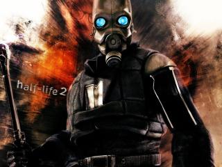 Half Life 2 Mask Guard wallpaper