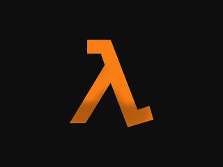 Half-Life Emblem Orange wallpaper