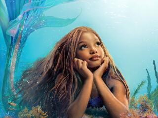 Halle Bailey 4K Little Mermaid Movie Wallpaper