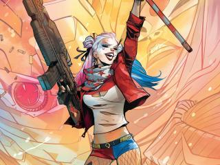 Harley Quinn Comic Art wallpaper