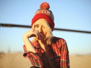 hat, girl, model Wallpaper