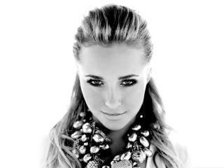 Hayden Panettiere black and white wallpapers wallpaper
