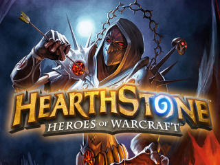 heroes of warcraft, hearthstone, logo wallpaper