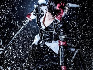 herowarz, man, rain wallpaper