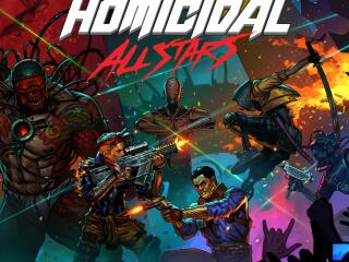 Homicidal All-Stars Gaming Poster wallpaper