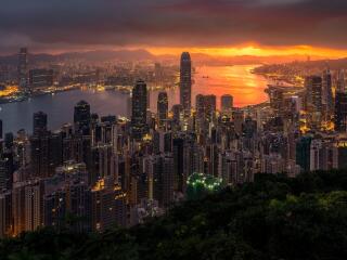 Hong Kong 4k City Photography wallpaper