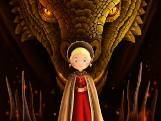 House of the Dragon Princess of Dragonston Digital Wallpaper
