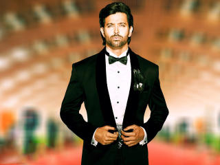 Hrithik Roshan In Tuxedo Suit  wallpaper