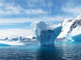 iceberg, antarctica, ice floe wallpaper