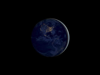 iOS 11 Earth Night wallpaper