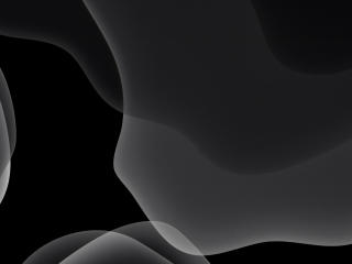 iOS 13 Black Dark wallpaper
