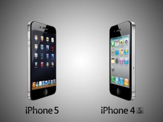 iphone 5 vs iphone 4s, iphone, technology wallpaper