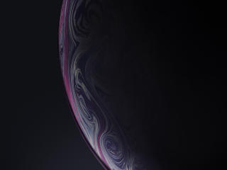 Iphone XS Sphere Bubble Artwork wallpaper