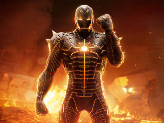 Iron Man Fire Suit Wallpaper