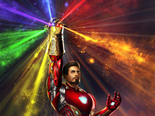 Iron Man Infinity Gauntlet wallpaper