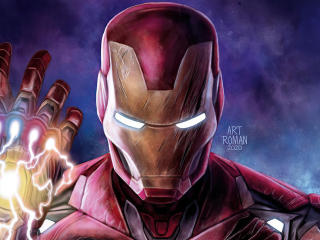 Iron Man Infinity Stone wallpaper