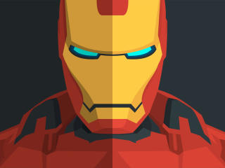 Iron Man Minimal wallpaper
