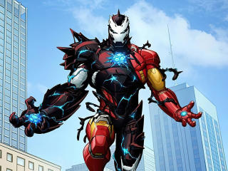 Iron Man X Venom wallpaper