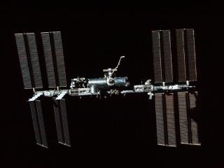 iss, space, solar cells wallpaper