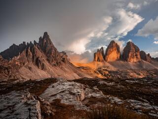 Italy 5K Dolomites Alps wallpaper