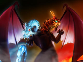 jakiro, twin head dragon, dota 2 wallpaper