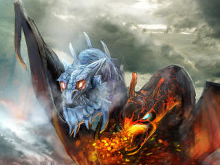 jakiro, twin headed dragon, dota 2 Wallpaper