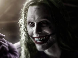 Jared Leto Joker Justice League Crazy Art wallpaper