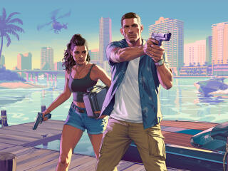 Jason and Lucia Grand Theft Auto VI 6 Gaming wallpaper