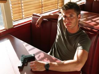Jensen Ackles On Chair Images wallpaper