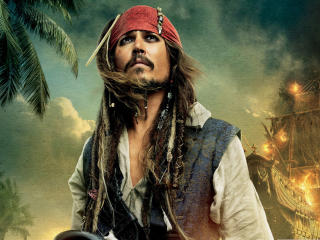 Johnny Depp in pirates of the caribbean1   wallpaper