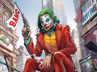 Joker Comic 4K wallpaper