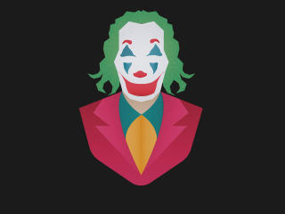 Joker Minimalist Face wallpaper