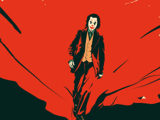 Joker Walking wallpaper