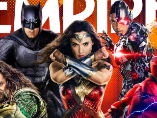 Justice League Empire Magazine Cover wallpaper