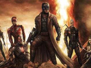 Justice League Knightmare Zack Snyder Art wallpaper