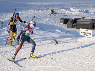 kaisa mäkäräinen, finnish biathlete, biathlon wallpaper
