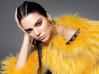 Kendall Jenner Yellow Dress wallpaper