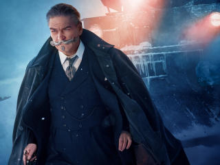Kenneth Branagh As Hercule Poirot In Murder on the Orient Express wallpaper