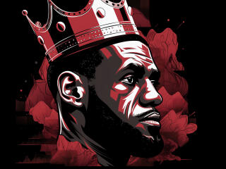 King LeBron James wallpaper
